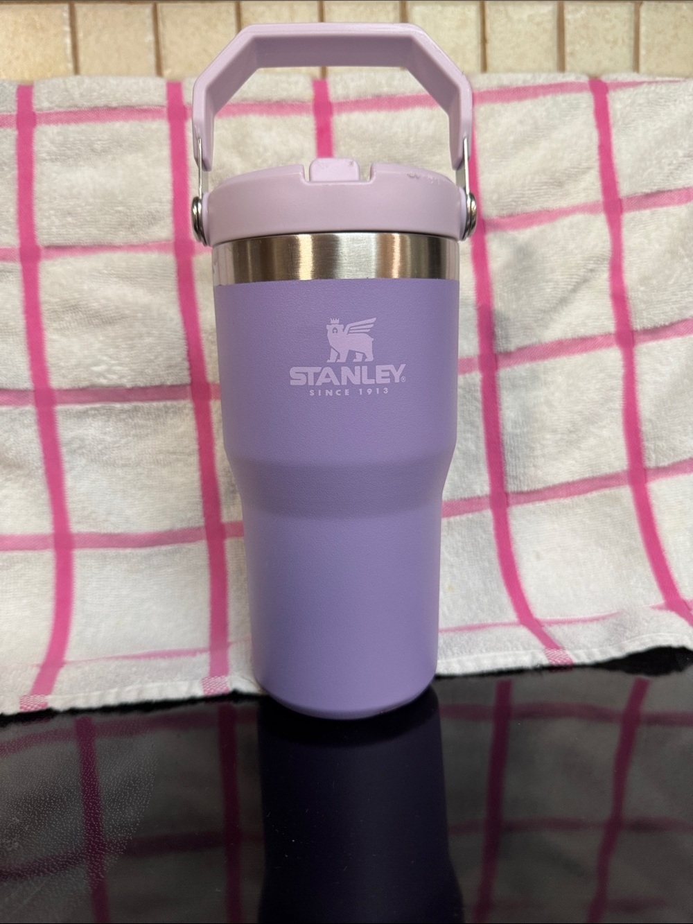 Stanley Lavender Insulated Tumbler with Carry Handle